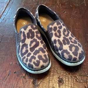 Arita cheetah slip on shoes